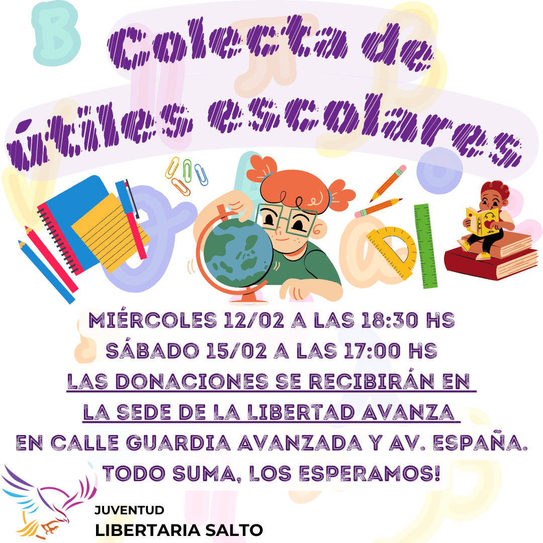 COLECTA DE ÚTILES ESCOLARES